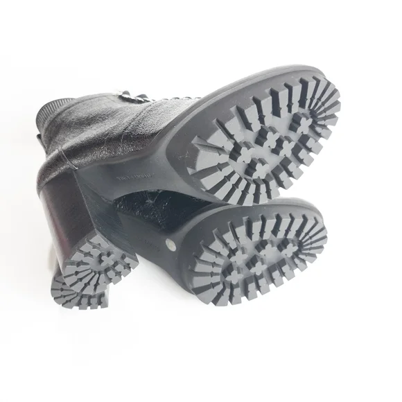 Vince Camuto Ermania Leather Platform Lace-up Bootie -7.5 - Picture 12 of 13